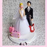 CAKE TOPPER Statuina per torta nuziale