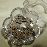 Conf.30/35pz fettine  per decorazione Orsetto marrone