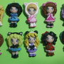 Lotto 10 bamboline in fimo