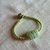 braccialetto in cotone verde