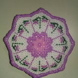 ciotola con fiori viola ciotola con fiori viola