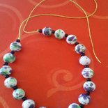 collana perle vetro-ceramica