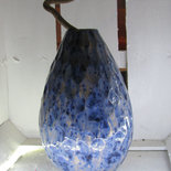 Vaso in terracotta smaltato a mano