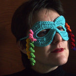 Maschera di carnevale crochet