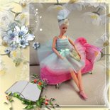 per Barbie: abito ballerina uncinetto