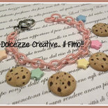 Bracciale Cookie Cioccolato - Colori pastello