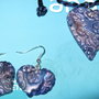 Completo collana e orecchini a cuore