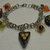 Bracciale Kitty e fetta di torta in fimo