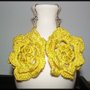 Orecchini Crochet Fiore