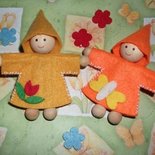 Folletti della primavera ^^ in feltro - handmade!!!