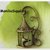 2 PZ CHARM CIONDOLO BIRDCAGE UCCELLINO BRONZO,gabbietta appesa 35x20mm