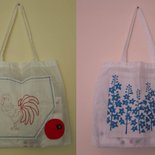 Francia - borsa shopping tote bag - pezzo unico