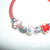 Bracciale in caucciu rosso
