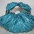 borsa organza di seta fatta a mano senza cuciture