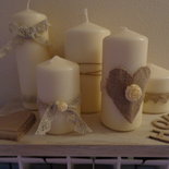 Candele Country composizione