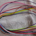 12 collane tipo seta 44cm. + catenella