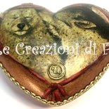 Portagioie decorato a mano