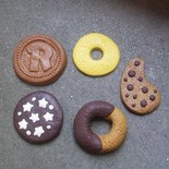 set biscotti fimo 4 cm (applicazioni)