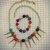 Collana con punte e palline di legno colorate