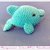 Delfino Amigurumi Portachiave
