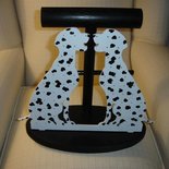 PORTAGIOIELLI - ESPOSITORE - legno - no fimo - CANE DALMATA