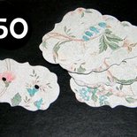 50 cartoncini vintage per orecchini