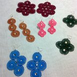 orecchini macramé orecchini macramé
