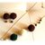 Parure collana e orecchini uncinetto- brown