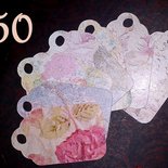 50 tags targhette grandi