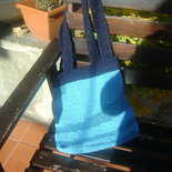 borsa a sacco turchese borsa a sacco turchese