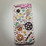Cover iPhone 5 con dolcetti vari strass perle 