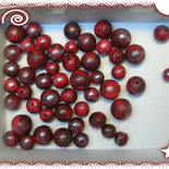25 mix. Perline in fimo, lavorate a mano, colore come da foto