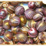 25 mix. Perline in fimo, lavorate a mano, colore come da foto