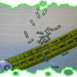 50 tubicini in argento tibetano modello etnico