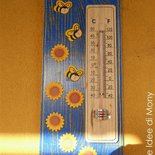 TERMOMETRO DA ESTERNO con APETTE E GIRASOLI