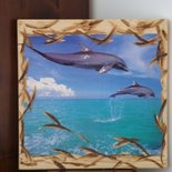 quadro legno intagliato 