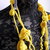 Solo Giallo -  collana lunghissima uncinetto 100% cotone - organic cotton long crochet necklace - FREE SHIPPING