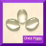 1 vetrino ovale per cabochon