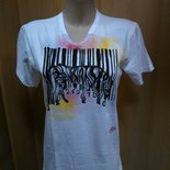 Zebra T-shirt codice a barre