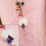 Portachiavi Rainbowcake in fimo
