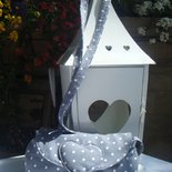 Pochette grigia a pois Pochette grigia a pois