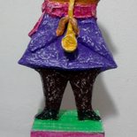 Scultura in cartapesta  - Piccolo Musicante 