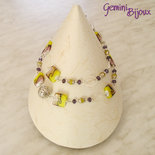 Collana purple yellow