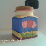 Barattolo in ceramica biscotto 2
