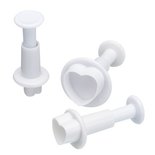 3 Stampini ad espulsione "cuore"