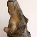 Scultura informale in Ulivo stagionato firmata "  FONTE DI VITA " N.A. 818