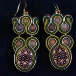 orecchini Soutache realizzazione a mano