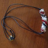 Collana con mezzi cristalli