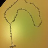 Rosario in mezzi cristalli