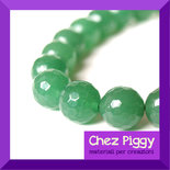 1 x perla di pietra VERDE 1 x perla di pietra VERDE